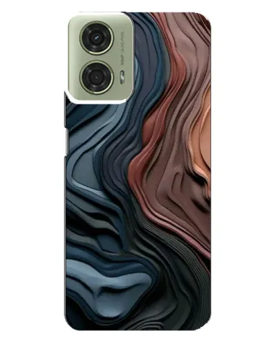 Чехол для Motorola MOTO G24 с картинкой «Цветные волны каньона» Чехол для Motorola MOTO G24 с картинкой «Цветные волны каньона»