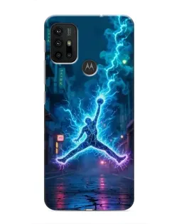 Чохол для Motorola MOTO G30 з картинкою «Jordan Gold Jumpman»