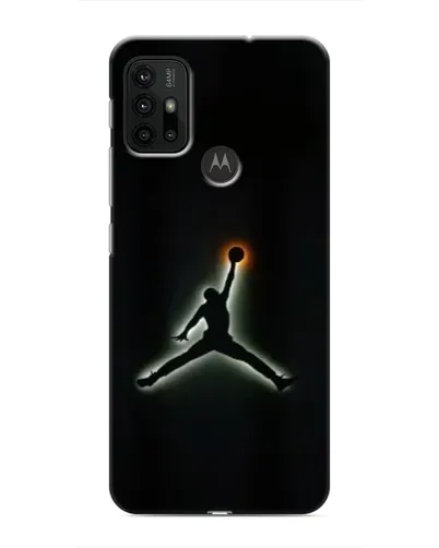 Чехол для Motorola MOTO G30 с картинкой «Jordan Gradient Logo»