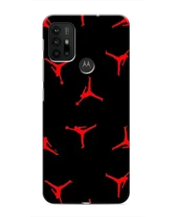 Чохол для Motorola MOTO G30 з картинкою «Jordan Red Pattern»