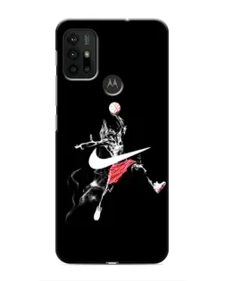 Чехол для Motorola MOTO G30 с картинкой «Jordan Jumpman»
