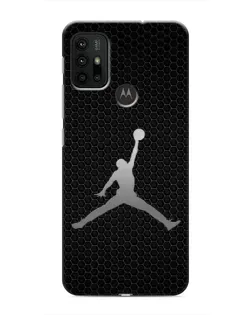Чехол для Motorola MOTO G30 с картинкой «Jordan Dark Carbon»
