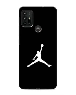 Чехол для Motorola MOTO G30 с картинкой «Jordan Silhouette»