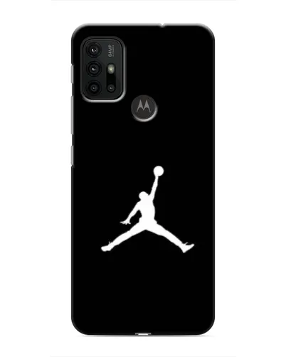Чехол для Motorola MOTO G30 с картинкой «Jordan Silhouette»