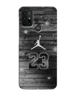 Чехол для Motorola MOTO G30 с картинкой «Jordan Carbon 23»