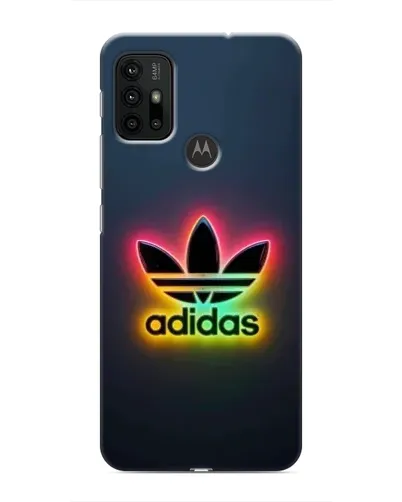 Чохол для Motorola MOTO G30 з картинкою «Неоновий Adidas»