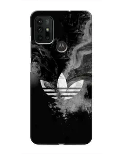 Чохол для Motorola MOTO G30 з картинкою «Абстрактний дим Adidas»