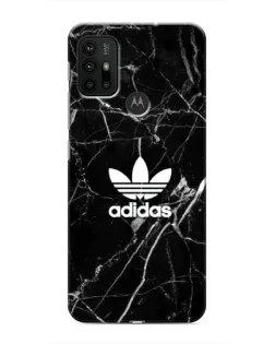 Чохол для Motorola MOTO G30 з картинкою «Білий мармур Adidas»