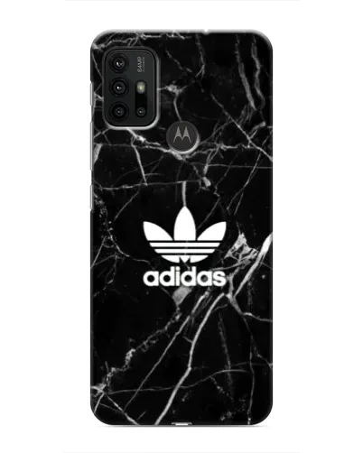 Чохол для Motorola MOTO G30 з картинкою «Білий мармур Adidas»