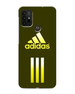 Чохол для Motorola MOTO G30 з картинкою «Оливковий градієнт Adidas»