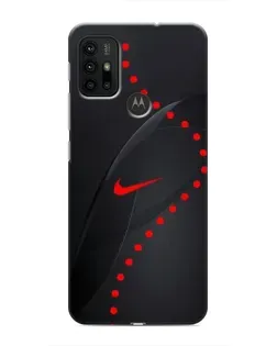 Чехол для Motorola MOTO G30 с картинкой «Абстрактный дизайн Nike»