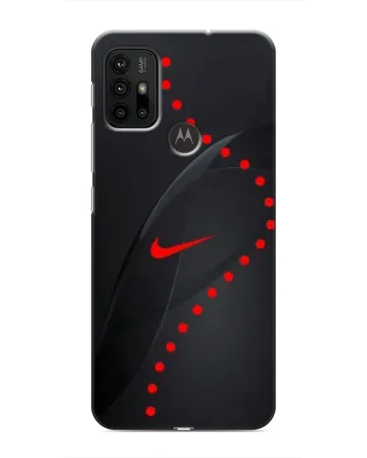 Чехол для Motorola MOTO G30 с картинкой «Абстрактный дизайн Nike»