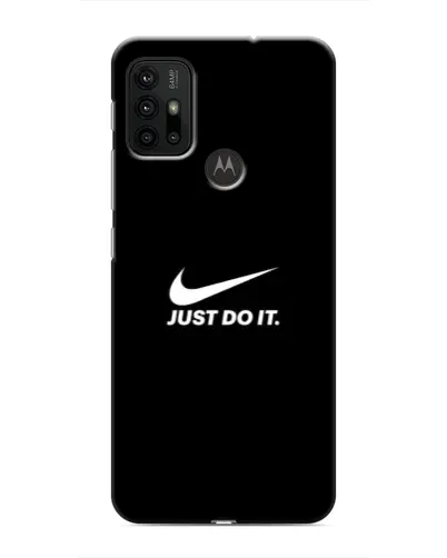 Чехол для Motorola MOTO G30 с картинкой «Минимализм от Nike»