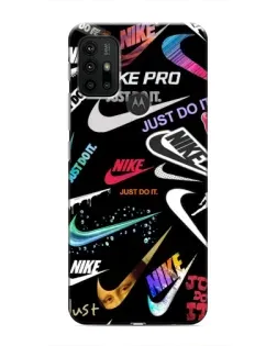 Чехол для Motorola MOTO G30 с картинкой «Nike — роскошь»