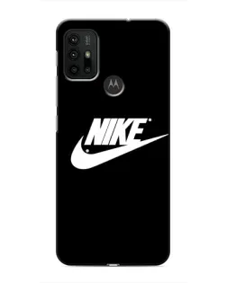 Чехол для Motorola MOTO G30 с картинкой «Мазки краски Nike»