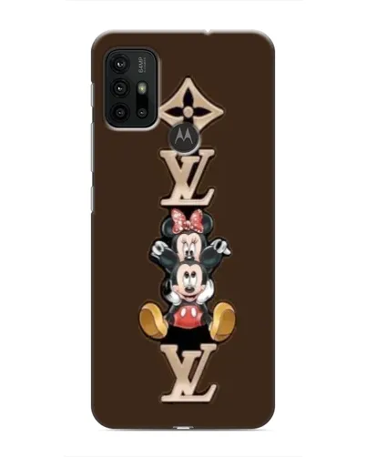 Чохол для Motorola MOTO G30 з картинкою «LV та Міккі Маус»