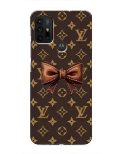 Чохол для Motorola MOTO G30 з картинкою «LV з бантом»