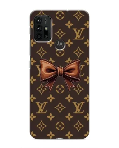 Чохол для Motorola MOTO G30 з картинкою «LV з бантом»