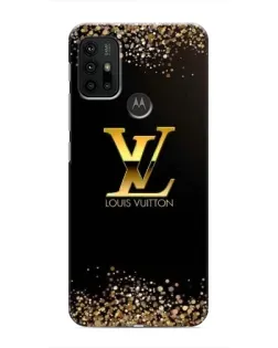 Чохол для Motorola MOTO G30 з картинкою «LV — золоті іскри»
