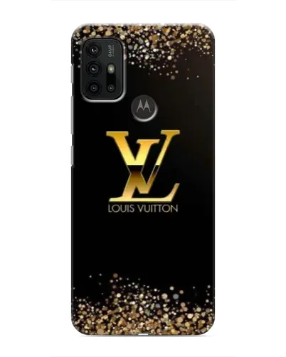 Чохол для Motorola MOTO G30 з картинкою «LV — золоті іскри»