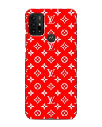 Чохол для Motorola MOTO G30 з картинкою «Яскравий паттерн LV»