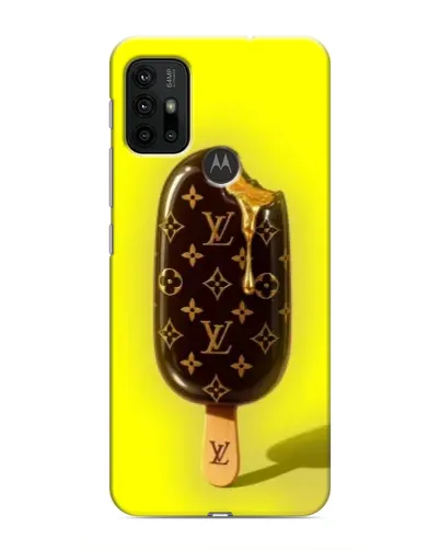 Чохол для Motorola MOTO G30 з картинкою «Морозиво від LV»