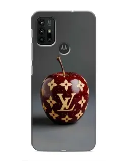 Чохол для Motorola MOTO G30 з картинкою «Червоне яблуко LV»