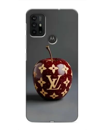 Чохол для Motorola MOTO G30 з картинкою «Червоне яблуко LV»