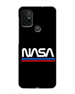 Чохол для Motorola MOTO G30 з картинкою «NASA — класика Red Blue»