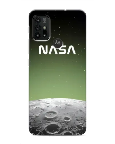 Чехол для Motorola MOTO G30 с картинкой «NASA — лунный градиент»