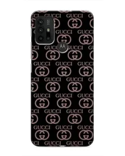 Чехол для Motorola MOTO G30 с картинкой «Классическая монограмма Gucci»