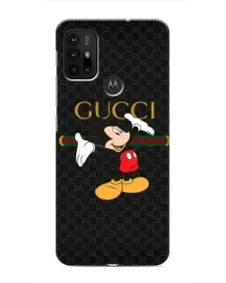 Чехол для Motorola MOTO G30 с картинкой «Микки Маус Gucci»