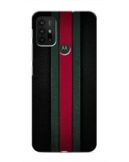Чехол для Motorola MOTO G30 с картинкой «Gucci — неоновая линия»