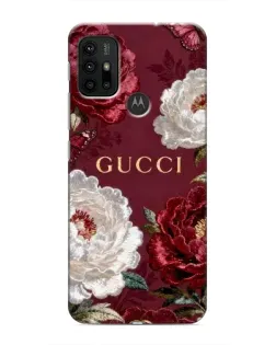 Чохол для Motorola MOTO G30 з картинкою «Gucci — бордові троянди» Чохол для Motorola MOTO G30 з картинкою «Gucci — бордові троянди»