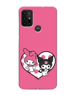 Чехол для Motorola MOTO G30 с картинкой «Kuromi и My Melody» Чехол для Motorola MOTO G30 с картинкой «Kuromi и My Melody»