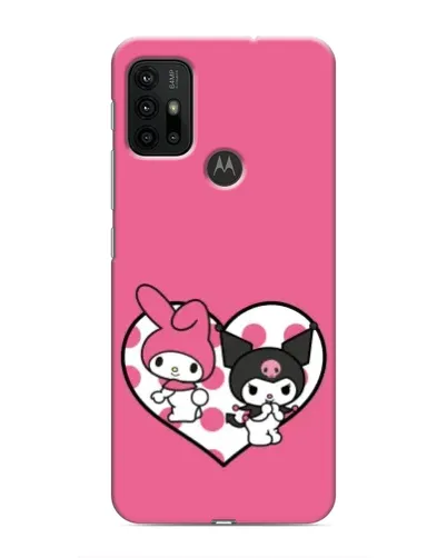 Чехол для Motorola MOTO G30 с картинкой «Kuromi и My Melody» Чехол для Motorola MOTO G30 с картинкой «Kuromi и My Melody»