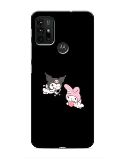 Чехол для Motorola MOTO G30 с картинкой «My Melody и Kuromi» Чехол для Motorola MOTO G30 с картинкой «My Melody и Kuromi»