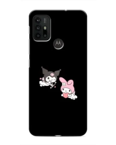 Чехол для Motorola MOTO G30 с картинкой «My Melody и Kuromi» Чехол для Motorola MOTO G30 с картинкой «My Melody и Kuromi»