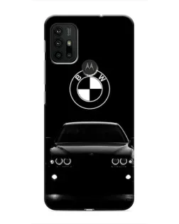Чехол для Motorola MOTO G30 с картинкой «BMW — взгляд из темноты»