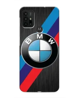 Чехол для Motorola MOTO G30 с картинкой «BMW M-stripes стиль»