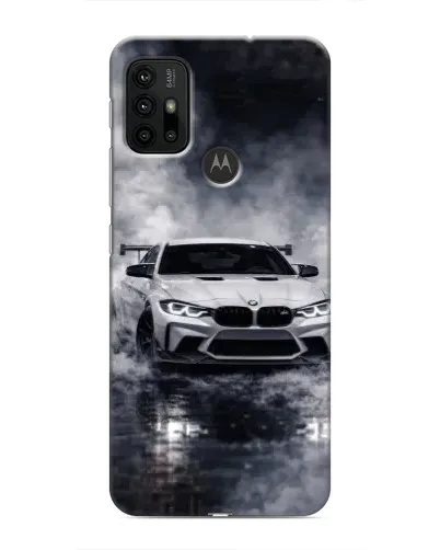 Чехол для Motorola MOTO G30 с картинкой «BMW сквозь туман» Чехол для Motorola MOTO G30 с картинкой «BMW сквозь туман»