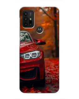 Чехол для Motorola MOTO G30 с картинкой «Осенняя BMW M4»