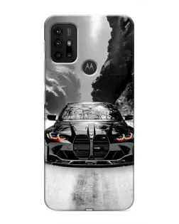 Чохол для Motorola MOTO G30 з картинкою «BMW — акварельний дрифт»