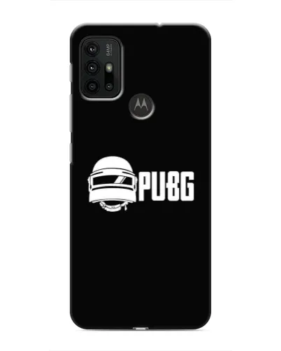 Чехол для Motorola MOTO G30 с картинкой «PUBG — классический лого»