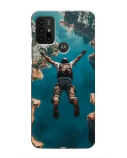 Чехол для Motorola MOTO G30 с картинкой «PUBG — свободное падение»