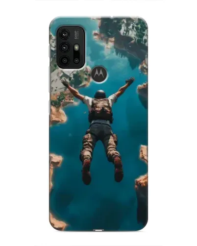 Чехол для Motorola MOTO G30 с картинкой «PUBG — свободное падение»