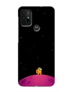 Чохол для Motorola MOTO G30 з картинкою «Самотній герой на планеті»