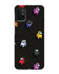 Чохол для Motorola MOTO G30 з картинкою «Космічний патерн Among Us»