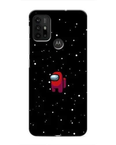 Чехол для Motorola MOTO G30 с картинкой «Красный Among Us»