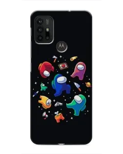 Чехол для Motorola MOTO G30 с картинкой «Among Us космос»